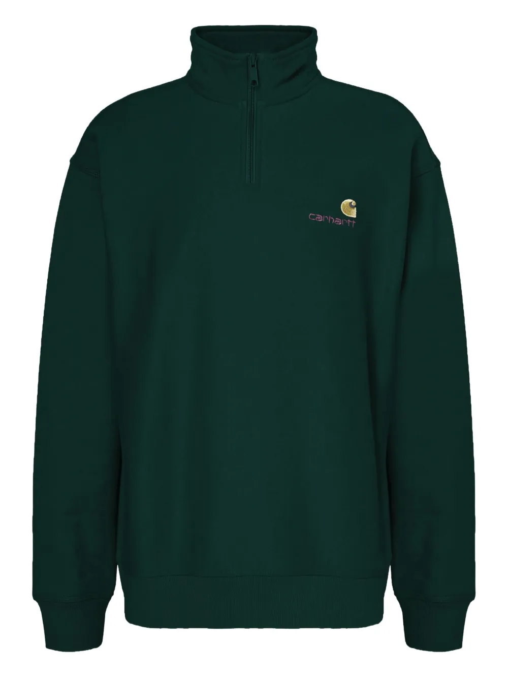 Carhartt WIP American Script sweatshirt | Green | Image 1