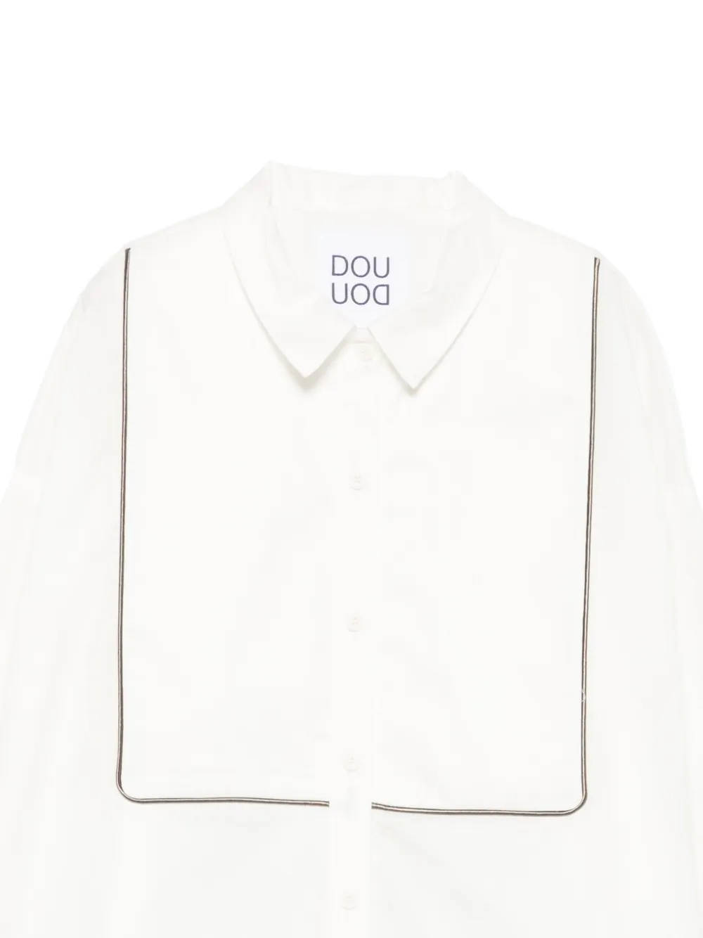 Douuod Kids Shirt met afwerking Wit