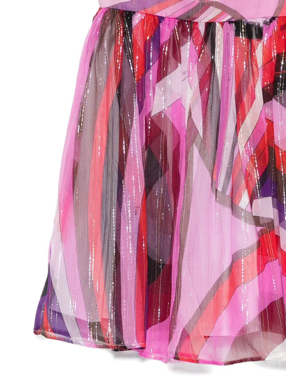 PUCCI Junior Rok met geometrische print Roze