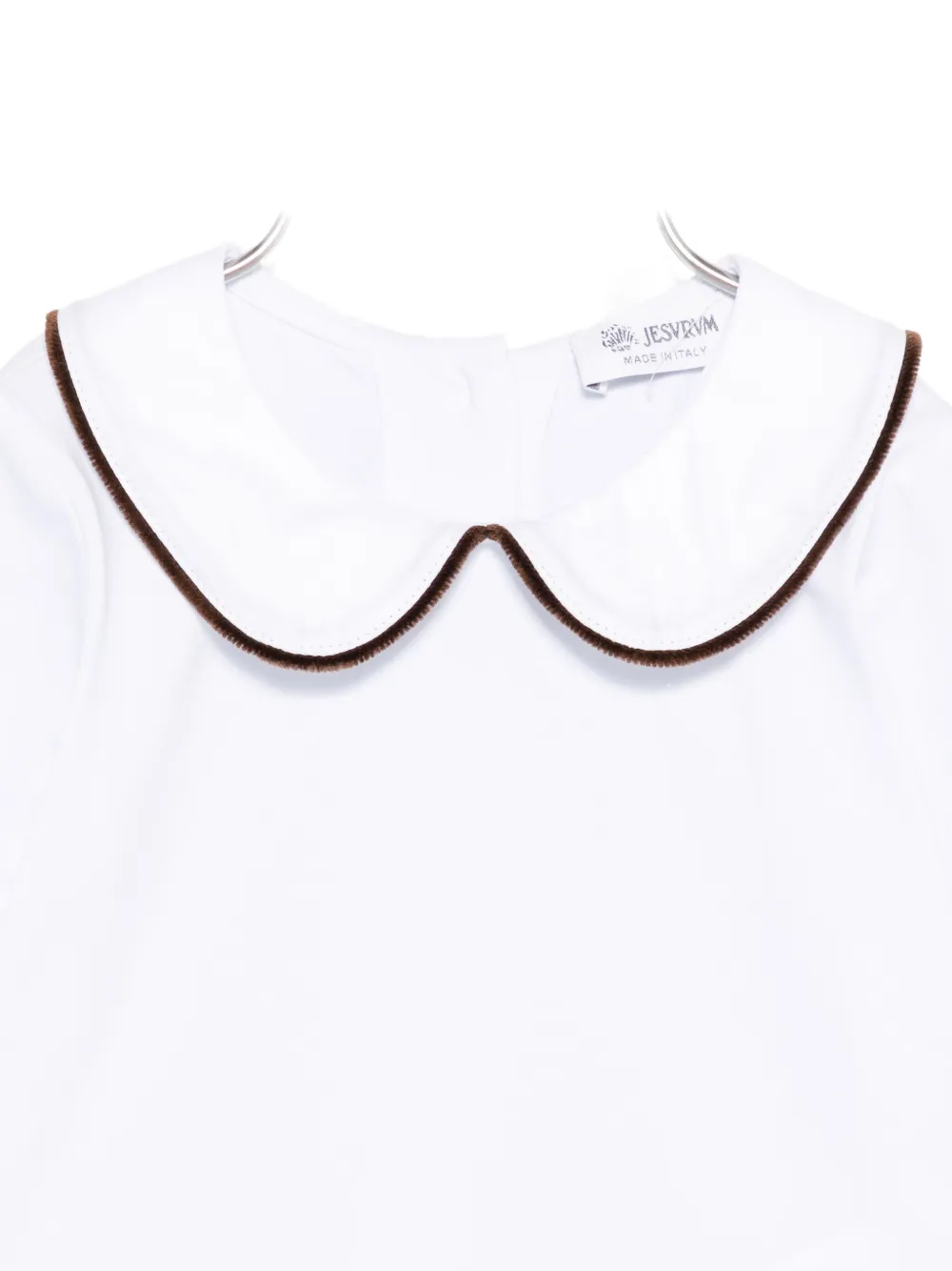 Jesurum Baby Trimmed Shirt In White