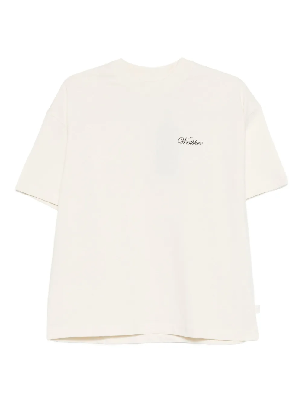 WRSTBHVR logo-detail t-shirt - Toni neutri