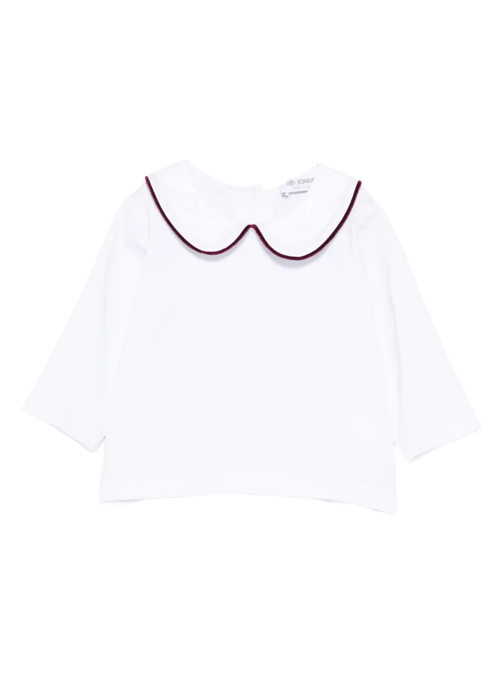 JESURUM BABY contrast-trim shirt | White | Image 1