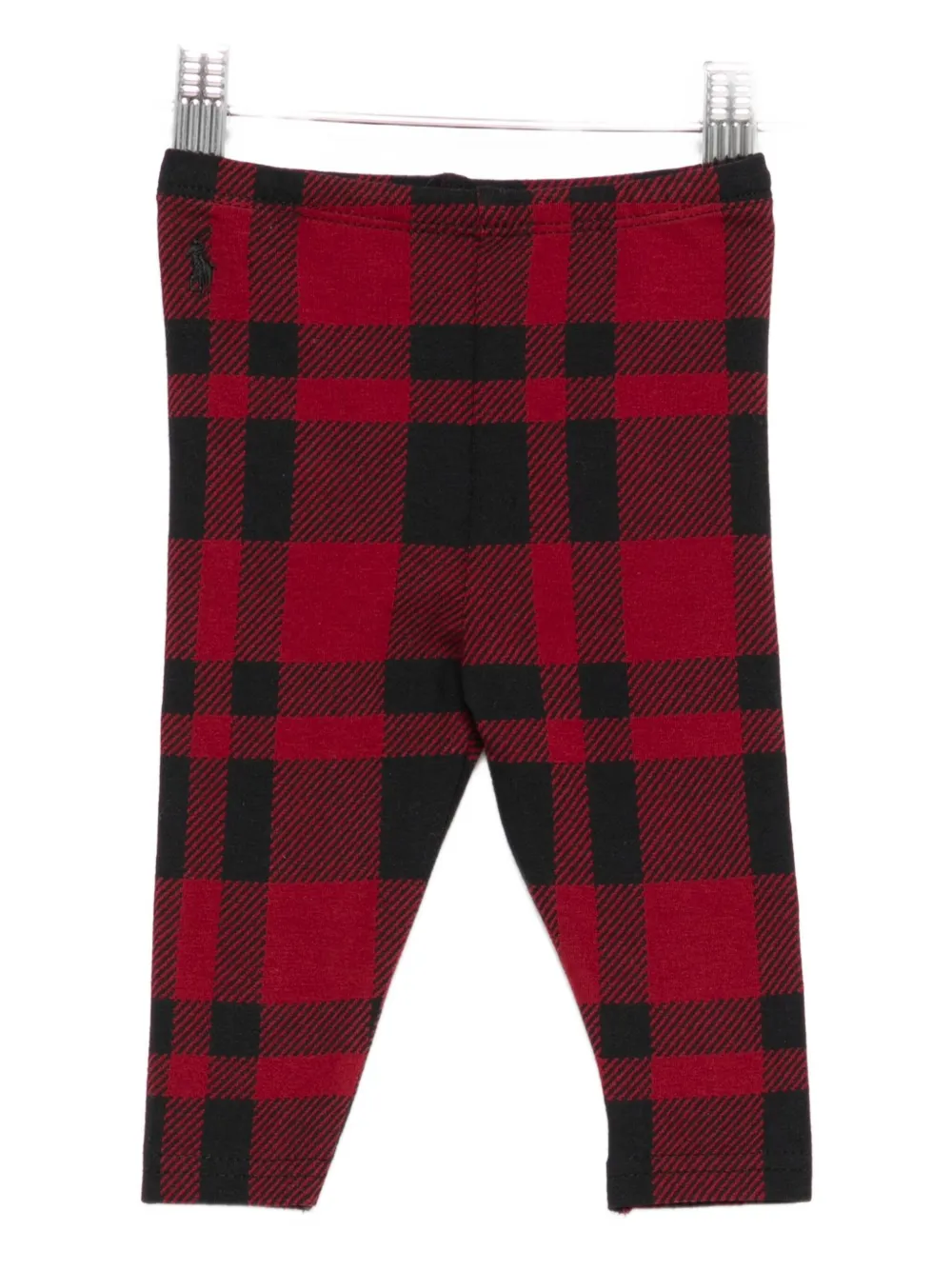 POLO RALPH LAUREN KIDS checked trousers - レッド POLO RALPH LAUREN KIDS checked trousers - レッド