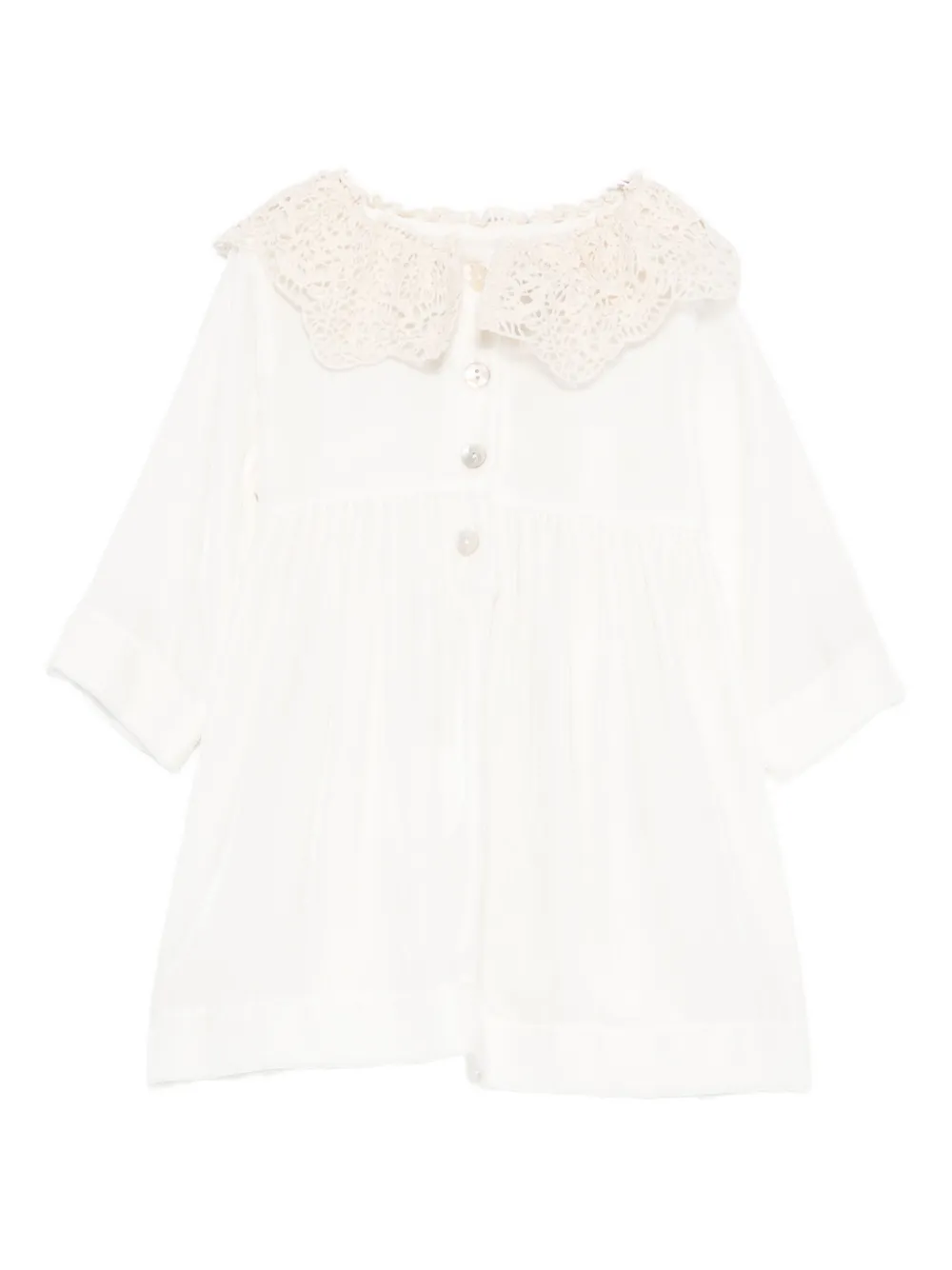 JESURUM BABY crochet-collar dress | White | Image 1