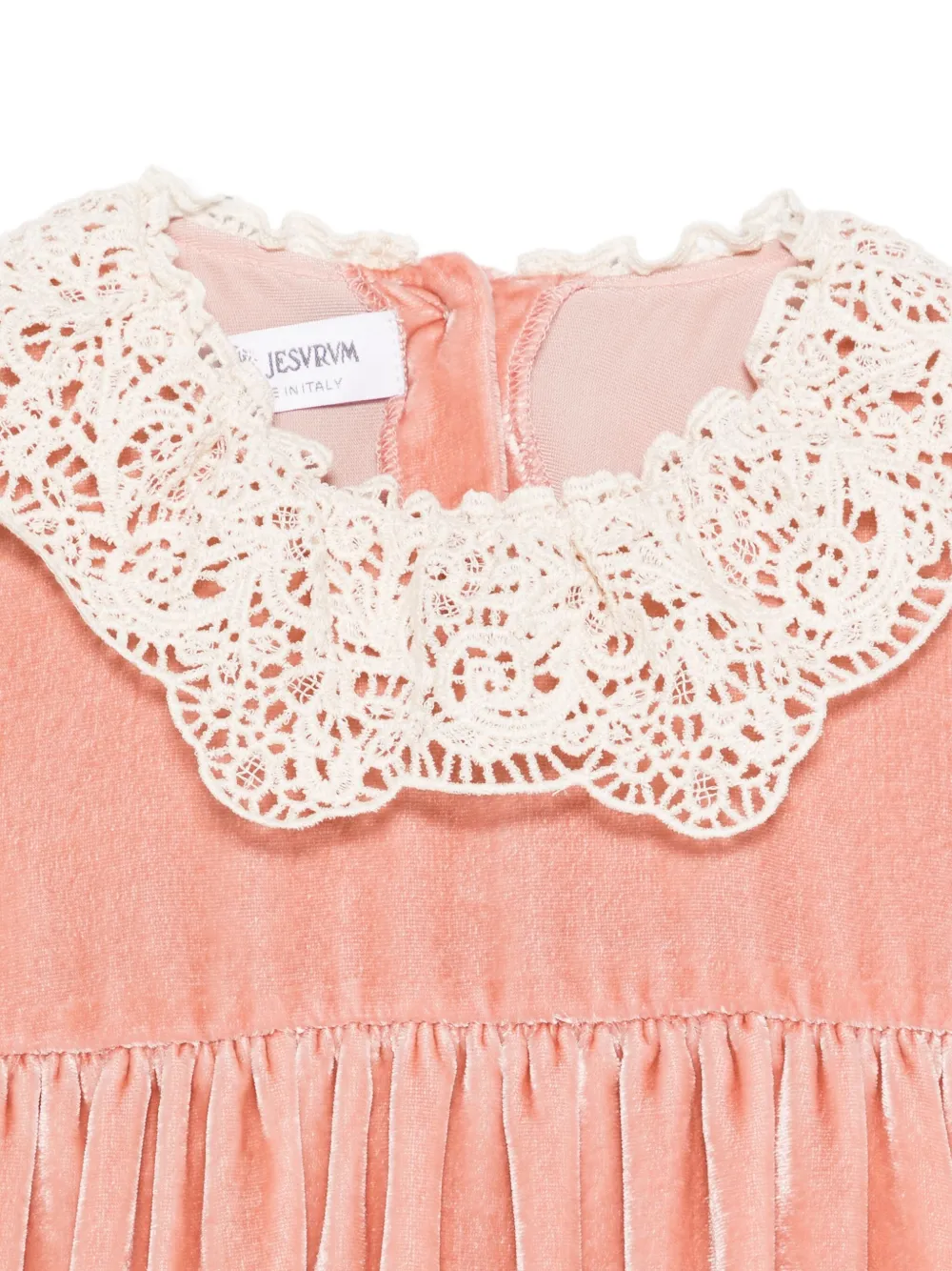 JESURUM BABY Jurk met kanten kraag Roze