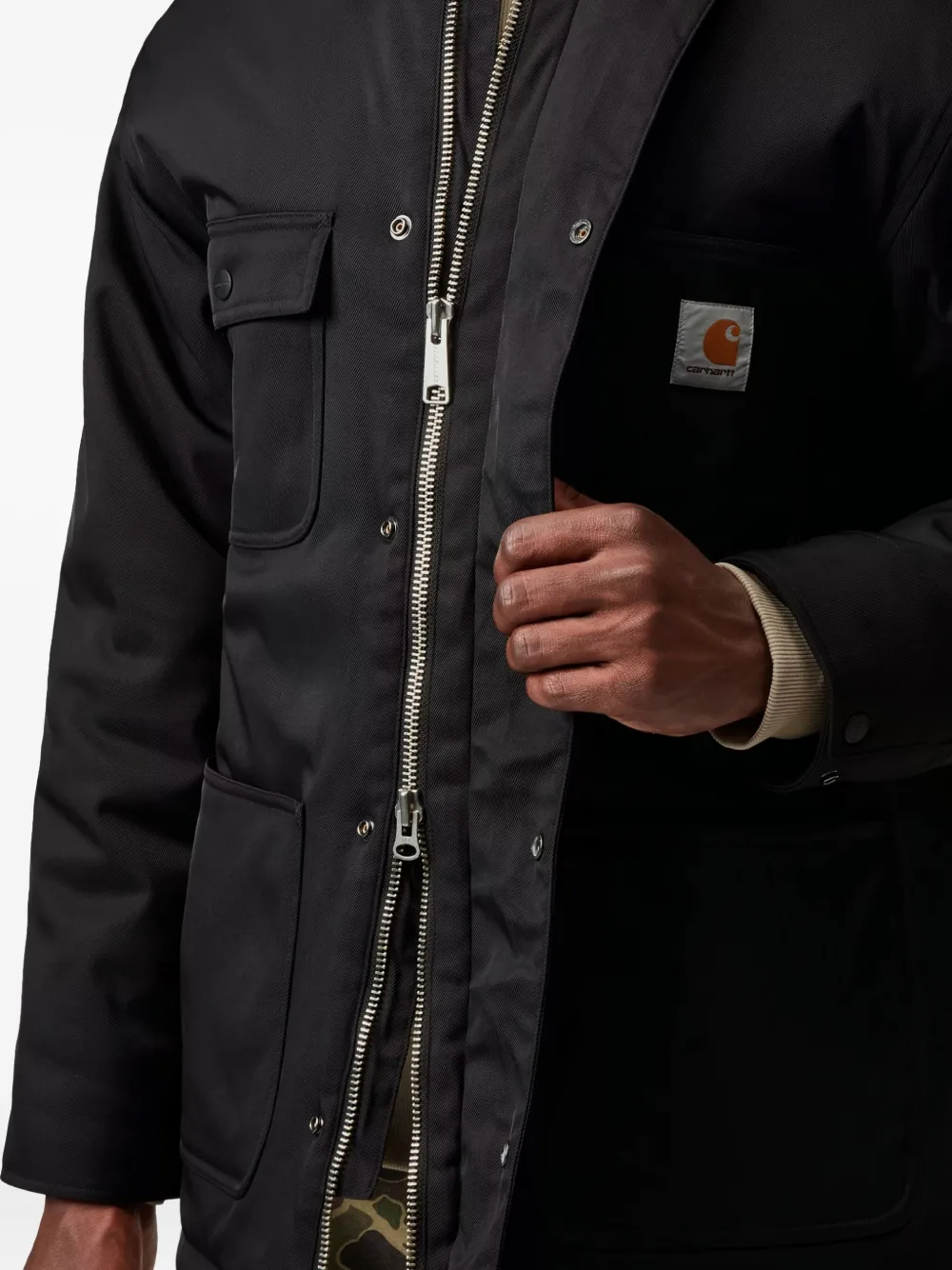 Carhartt Leroy Chore Jacket In Black