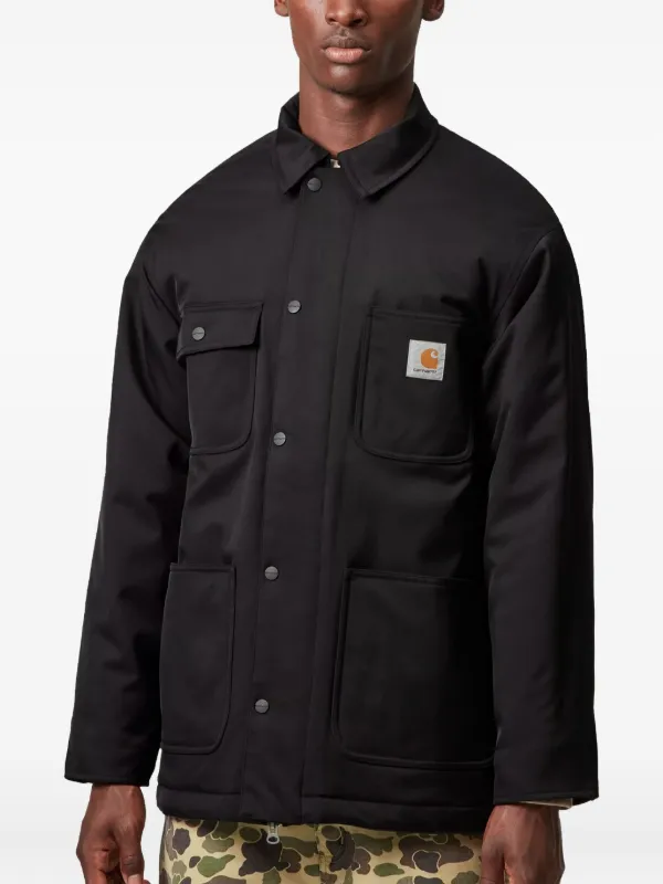 Carhartt WIP Leroy Chore Jacket | Black | FARFETCH