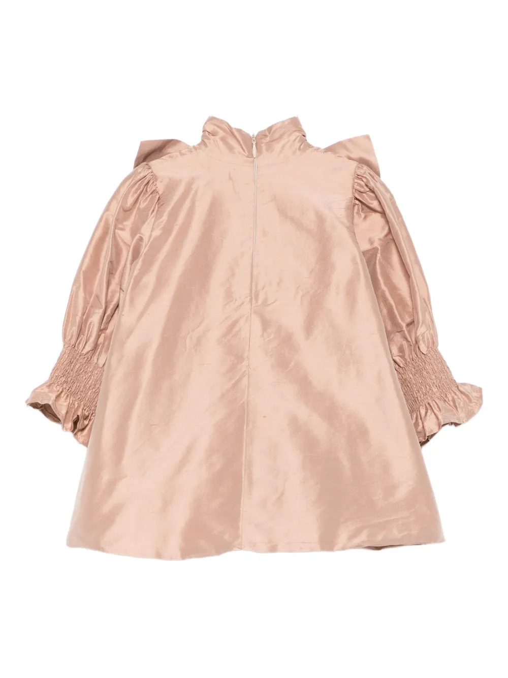 JESURUM BABY bow-detail ruffled dress - Roze