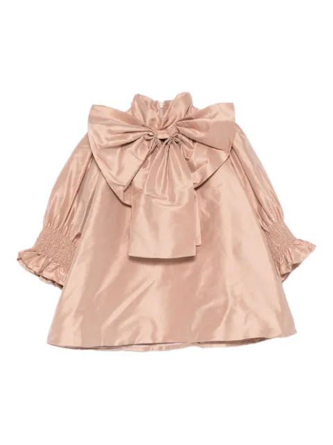 JESURUM BABY bow-detail ruffled dress