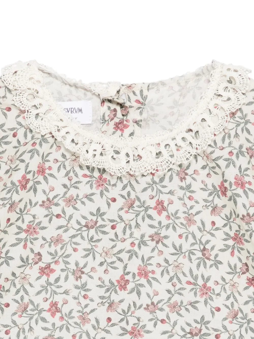 JESURUM BABY Shirt met bloemenprint Beige