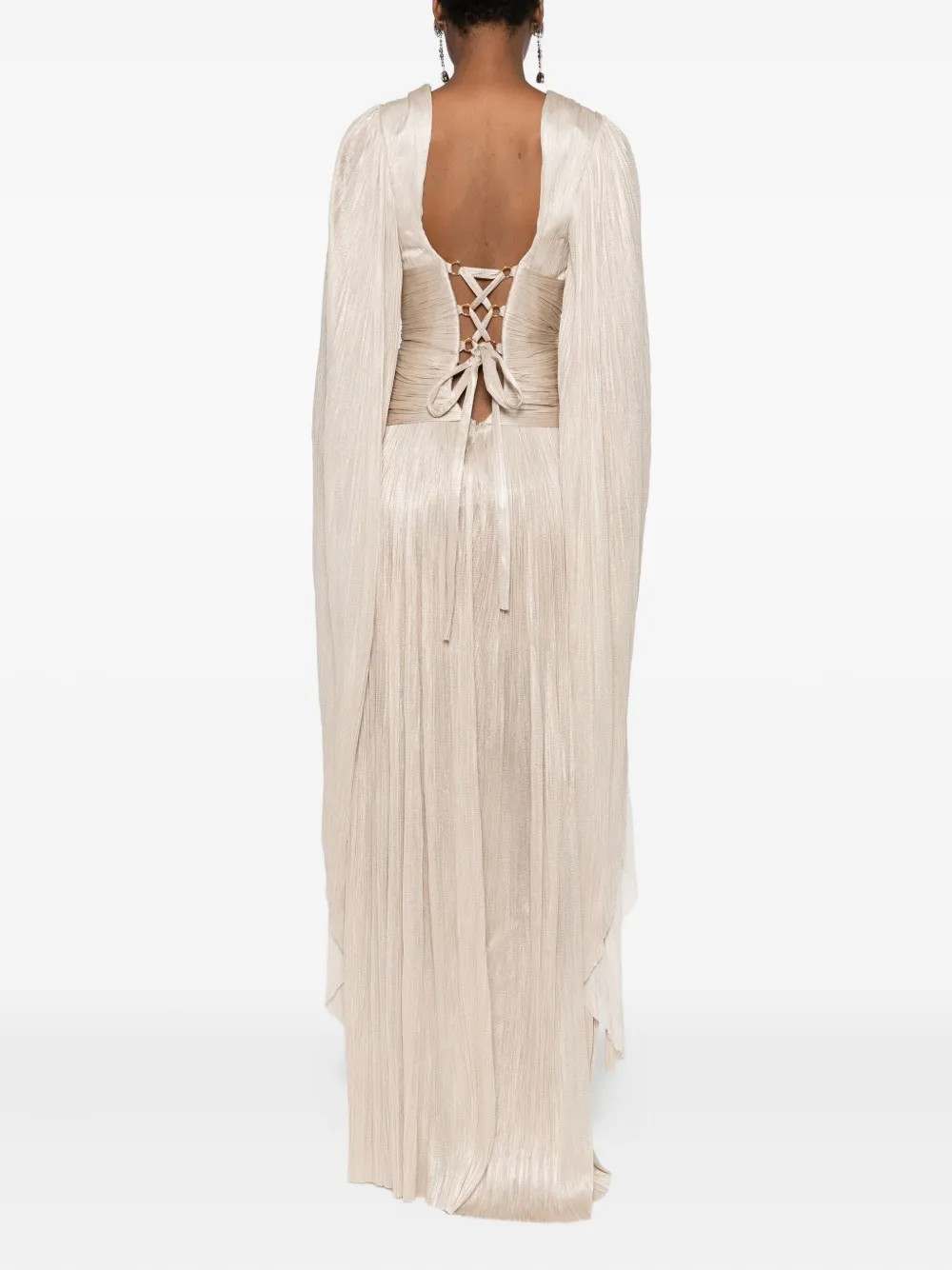 Maria Lucia Hohan Aylin Maxi Dress In Neutral