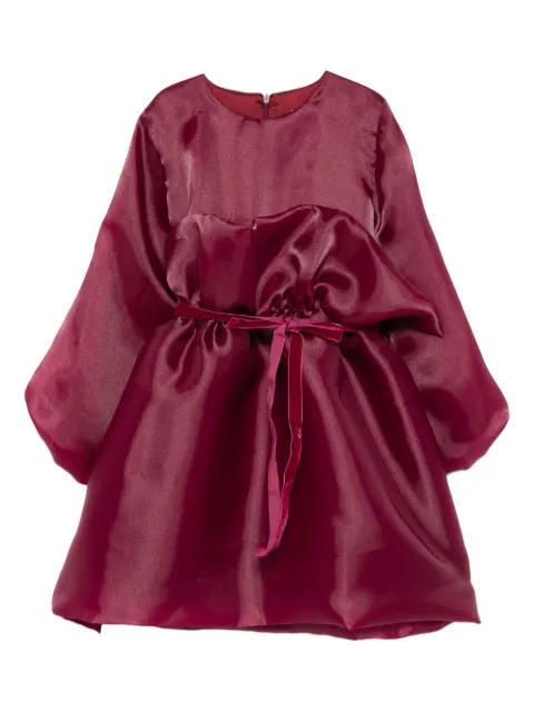 alapage bow-detail belted dress