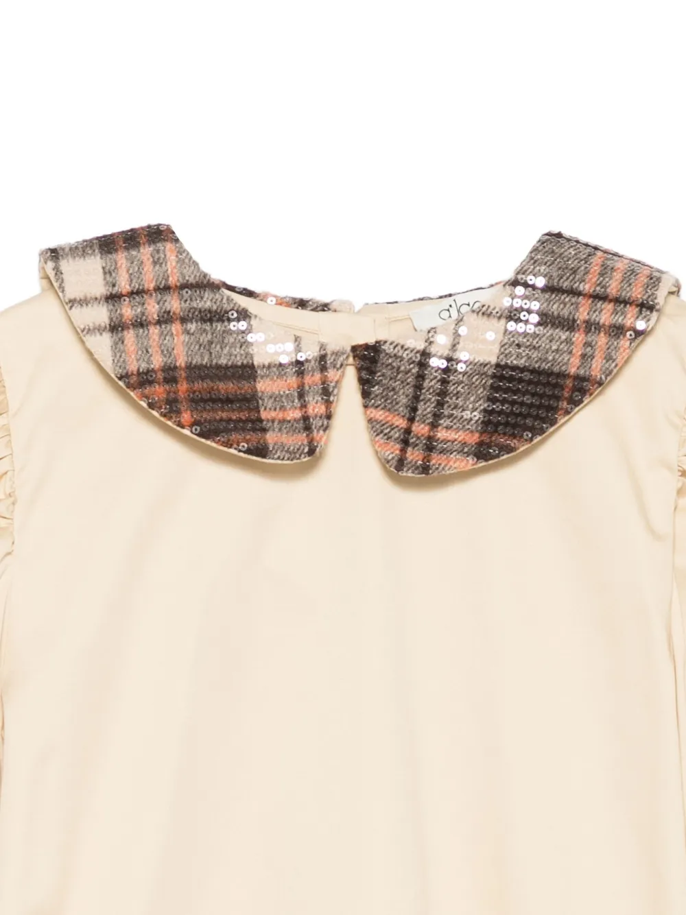  Alapage Checked-collar Blouse - Neutrals 