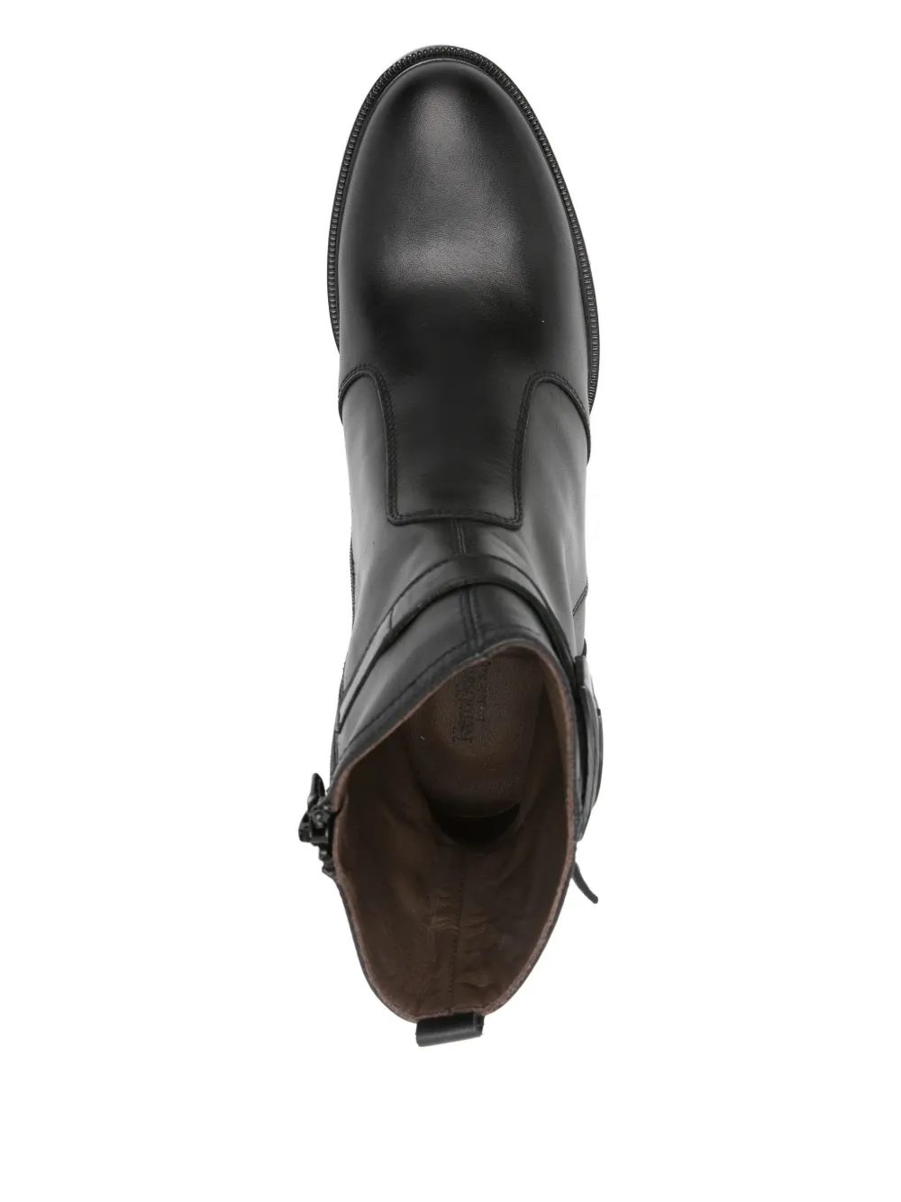 Nero Giardini Buckle-strap Ankle Boots In Black