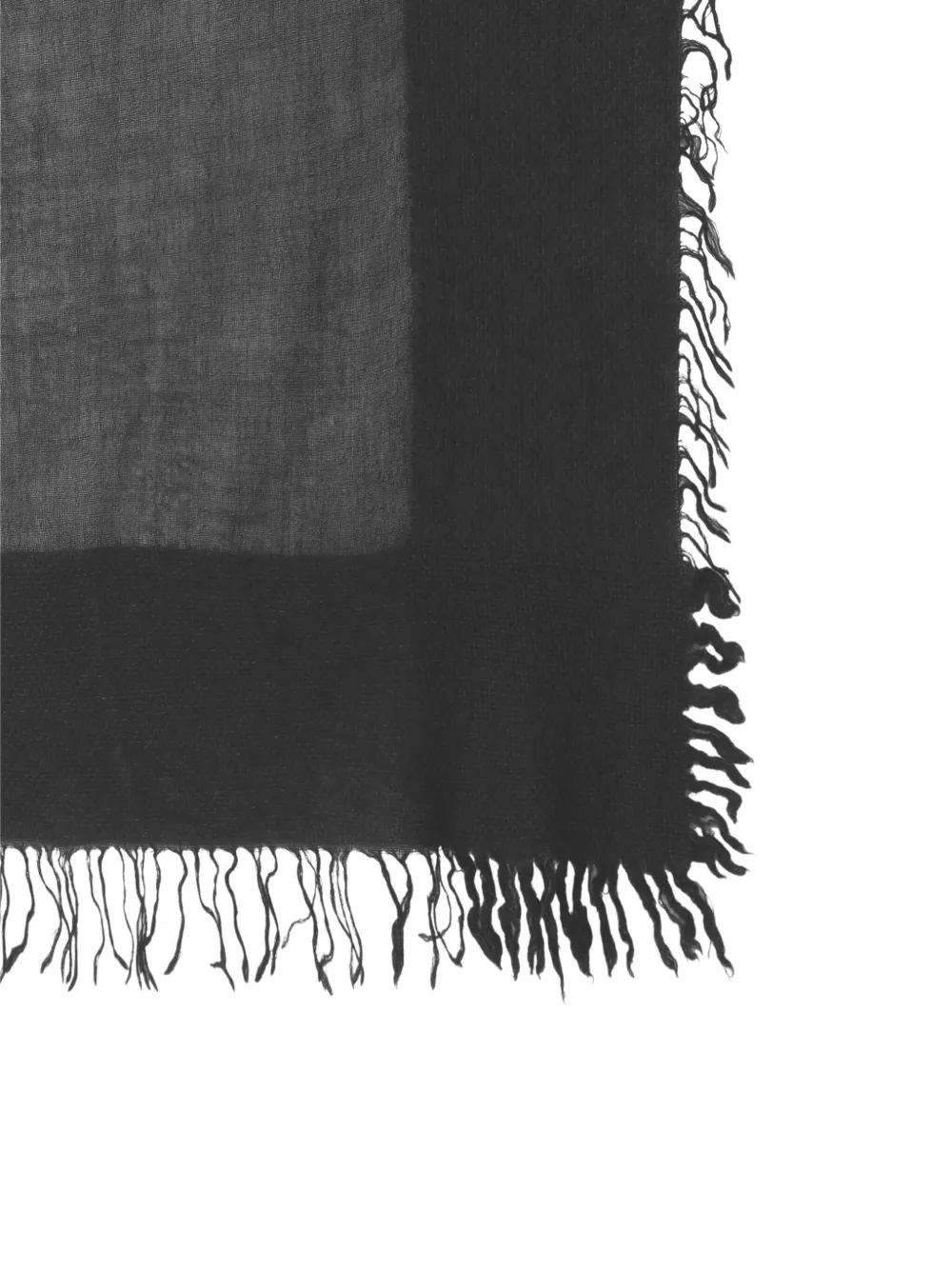 Faliero Sarti isadora fringed scarf - Grijs