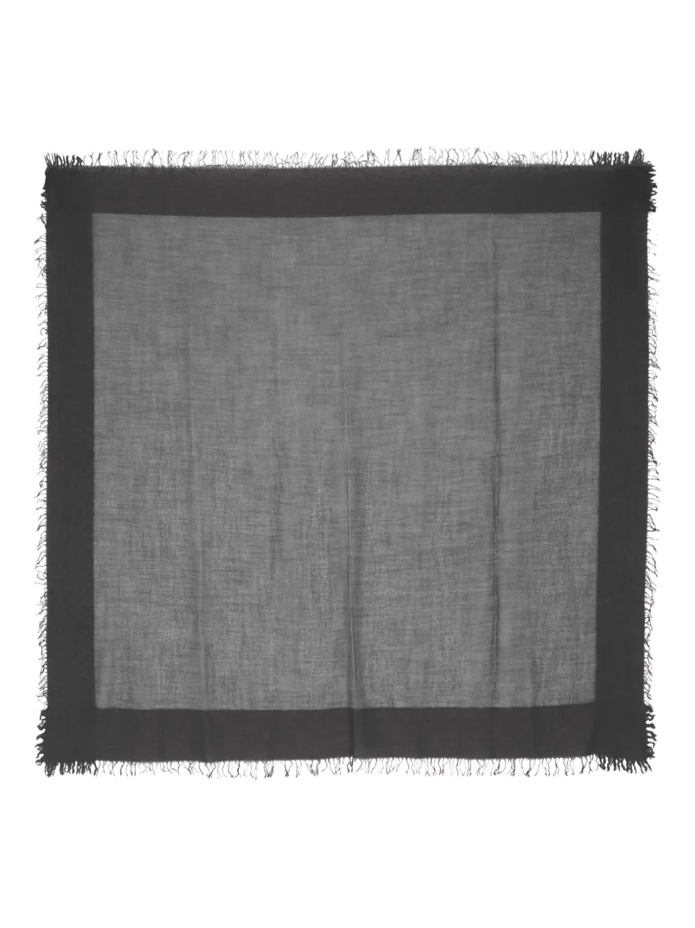 Faliero Sarti isadora fringed scarf - Grau