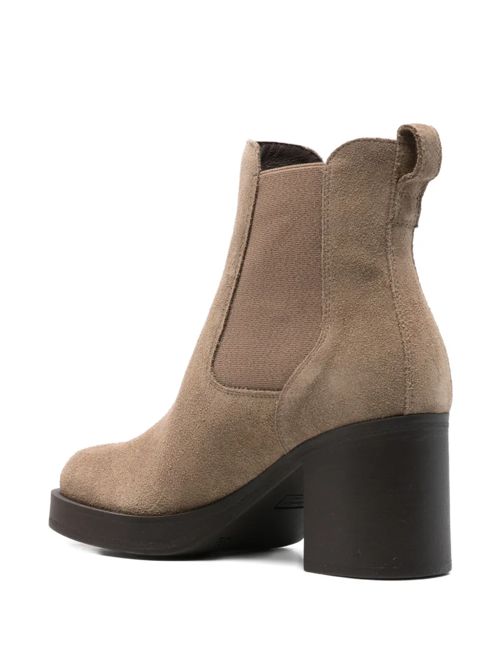 Nero Giardini Leather Chelsea Boots In Neutral