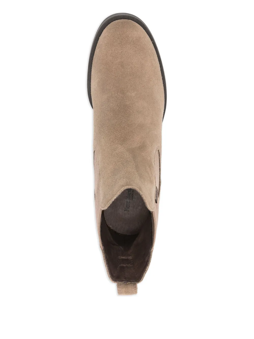Nero Giardini Leather Chelsea Boots In Neutral
