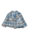alapage sequin-embellished check jacket - Blue
