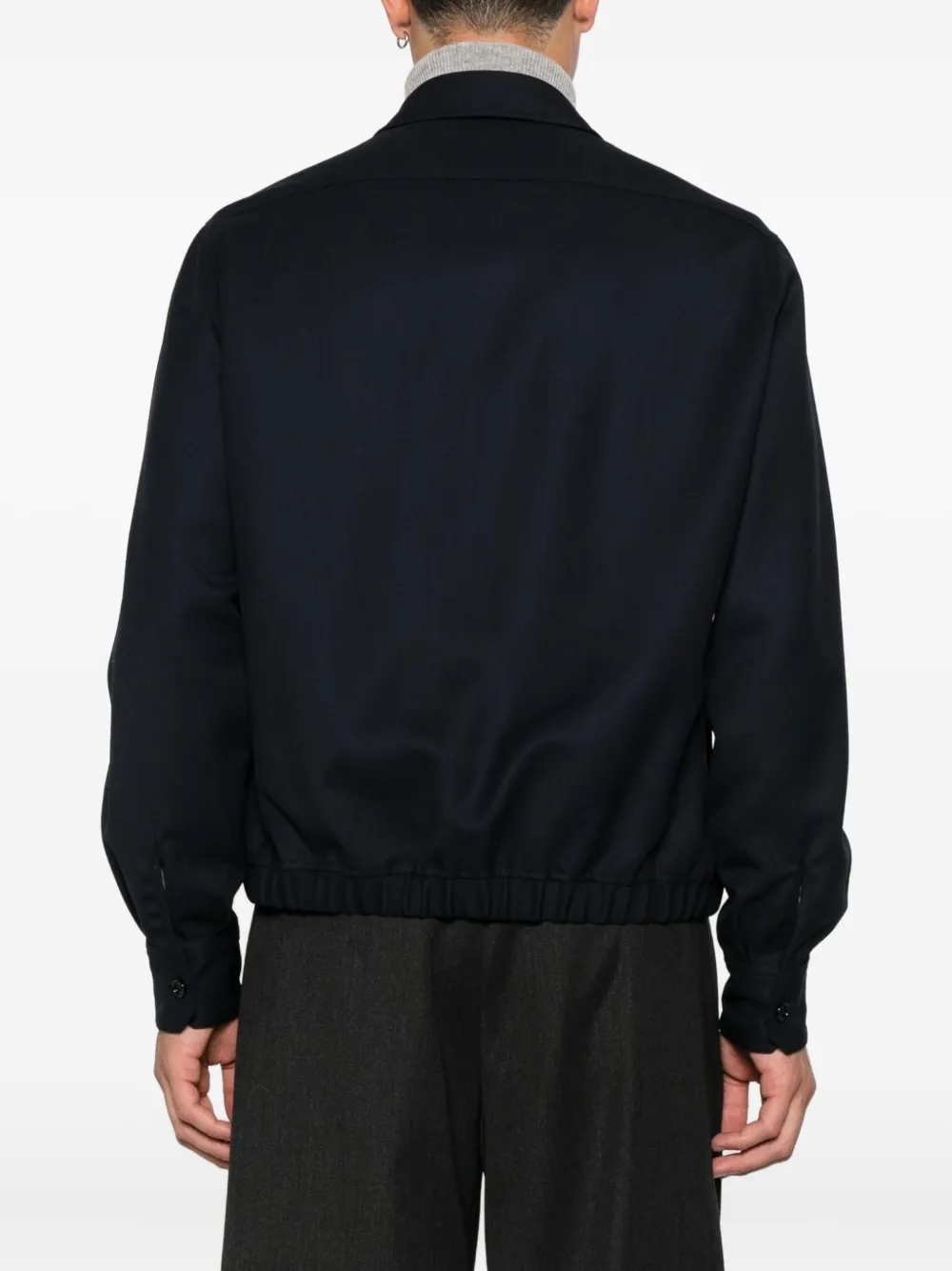 Lardini Shirtjack met klepzak Blauw