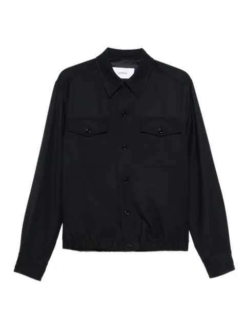 Lardini flap-pocket shirt jacket