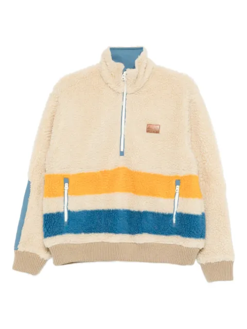 Filson suéter con medio cierre y detalle de rayas