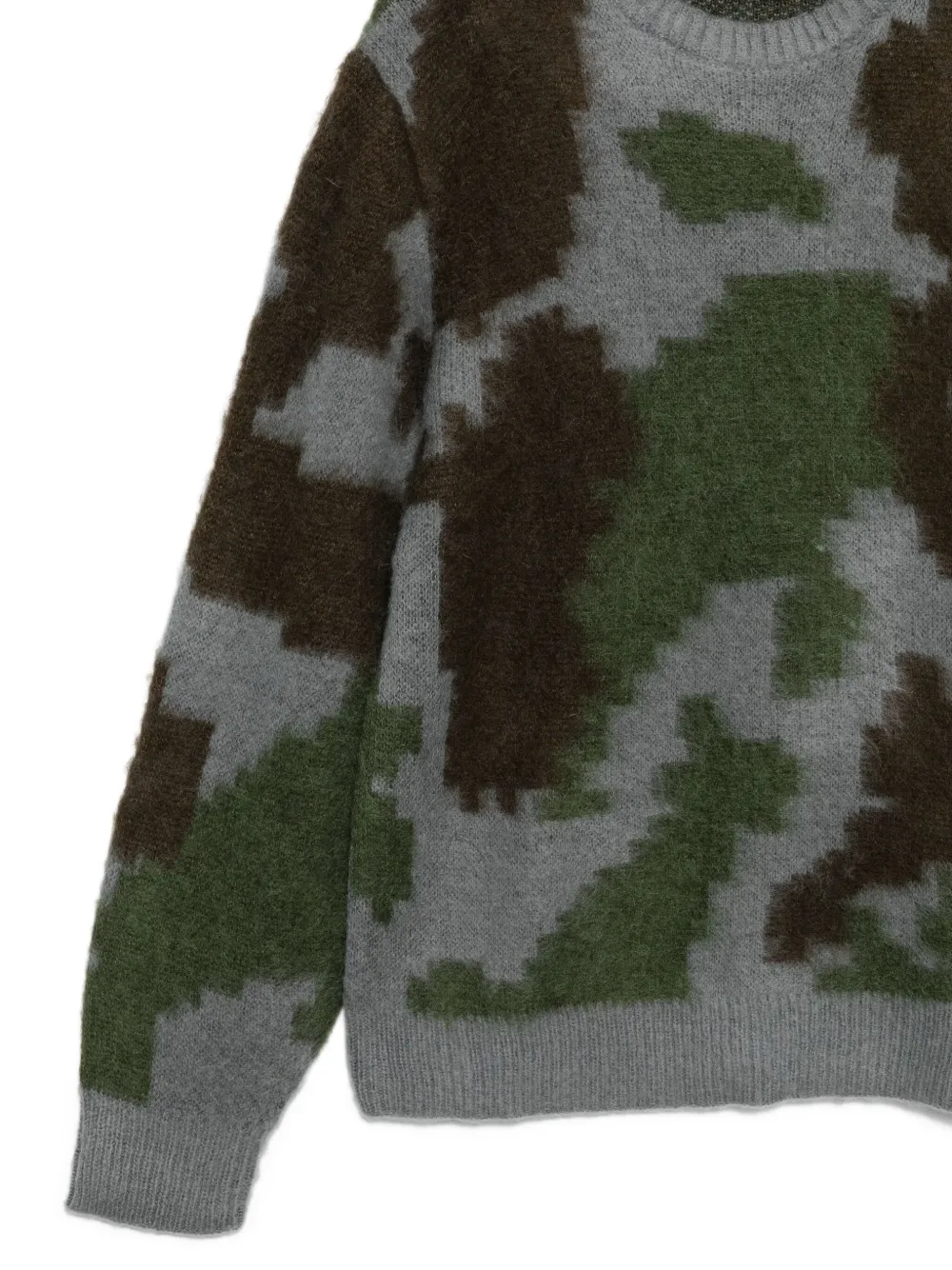  Gramicci Camouflage-pattern Sweater - Grey 