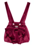 alapage bow-embellished babywear - Red