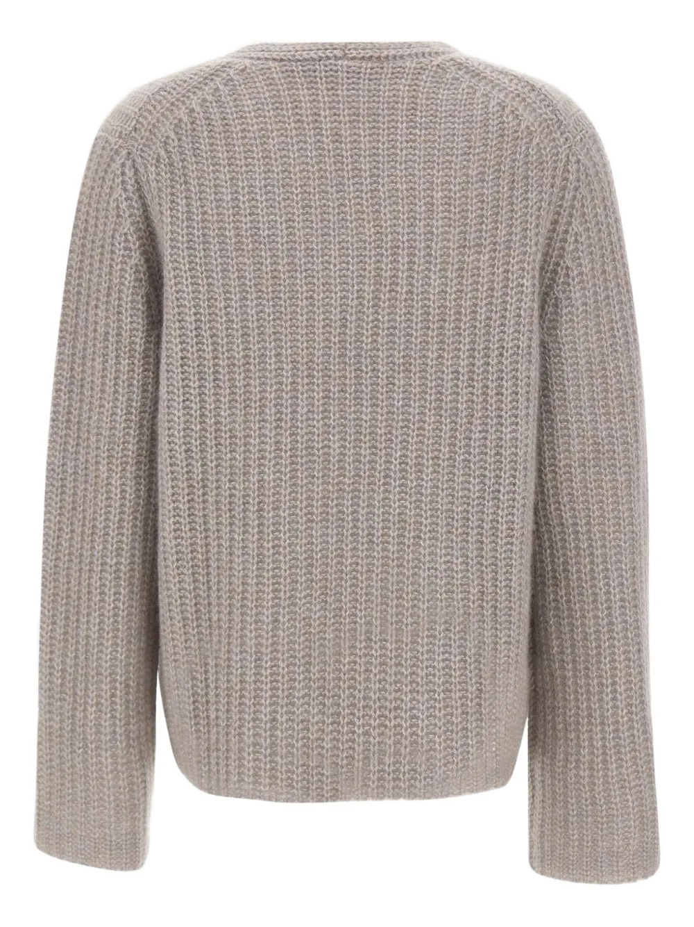 Hemisphere textured V-neck jumper | Knitted Sweaters | Image 2
