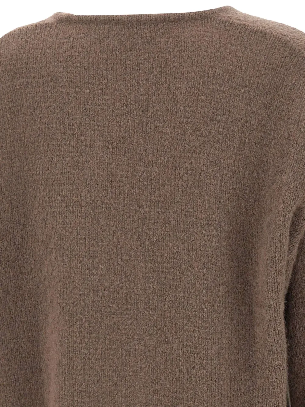 Hemisphere V-neck Jumper In Brown