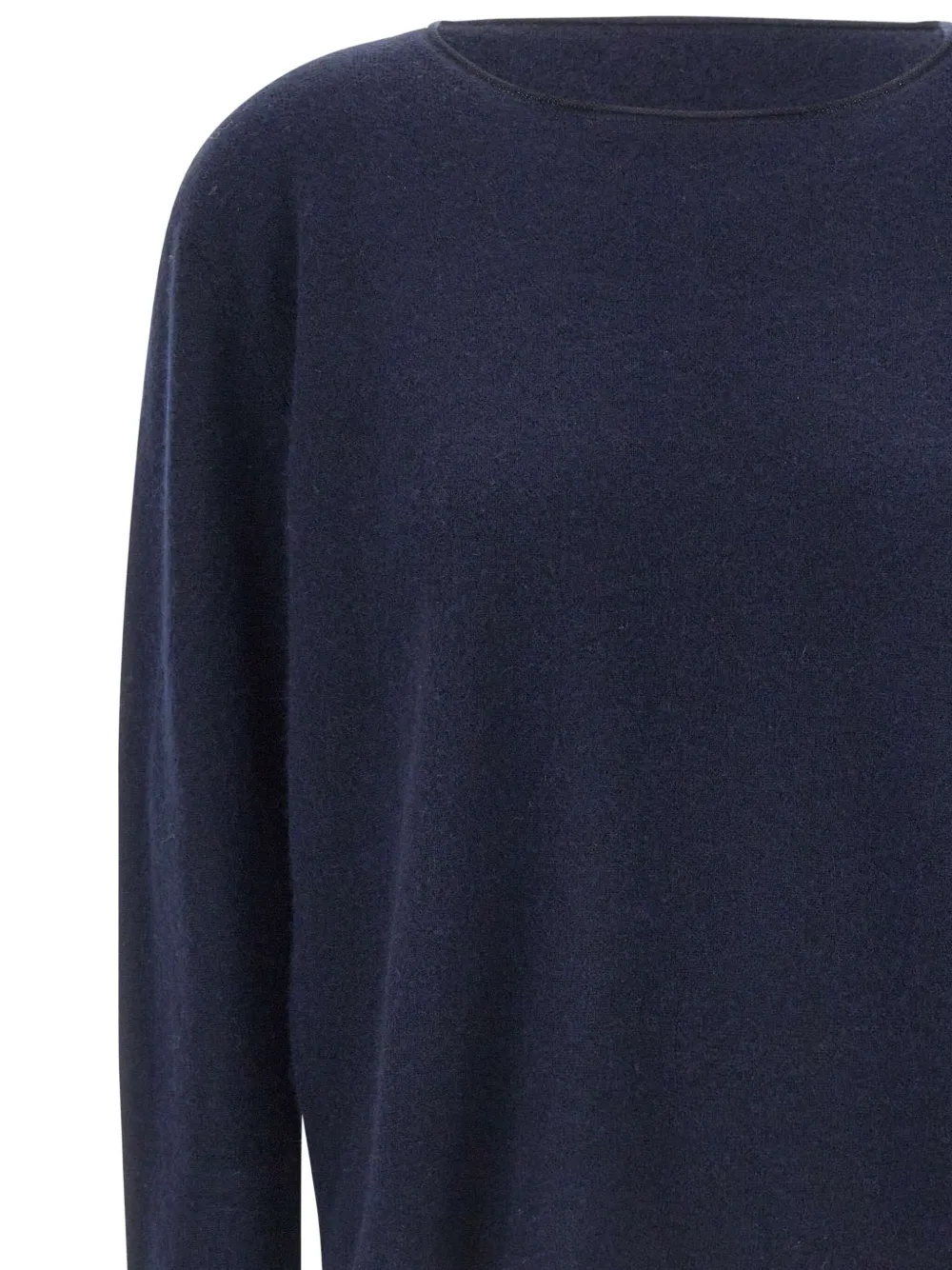 Hemisphere Round-neck Cashmere Jumper In Blue