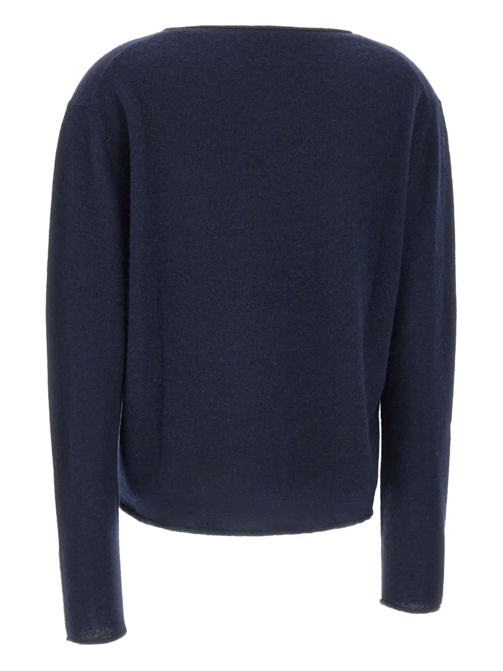 Hemisphere Round-neck Cashmere Jumper In Blue