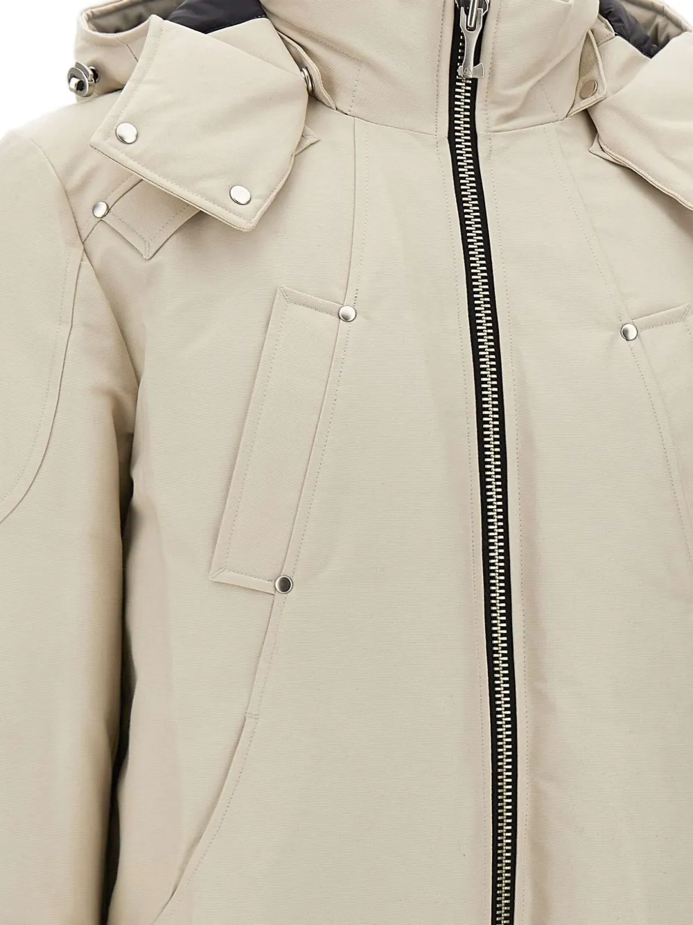 Moose Knuckles Ballistic Bomber Jacket In Neutral