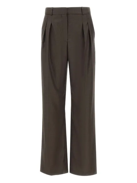 LouLou de Saison pleated wide-leg trousers