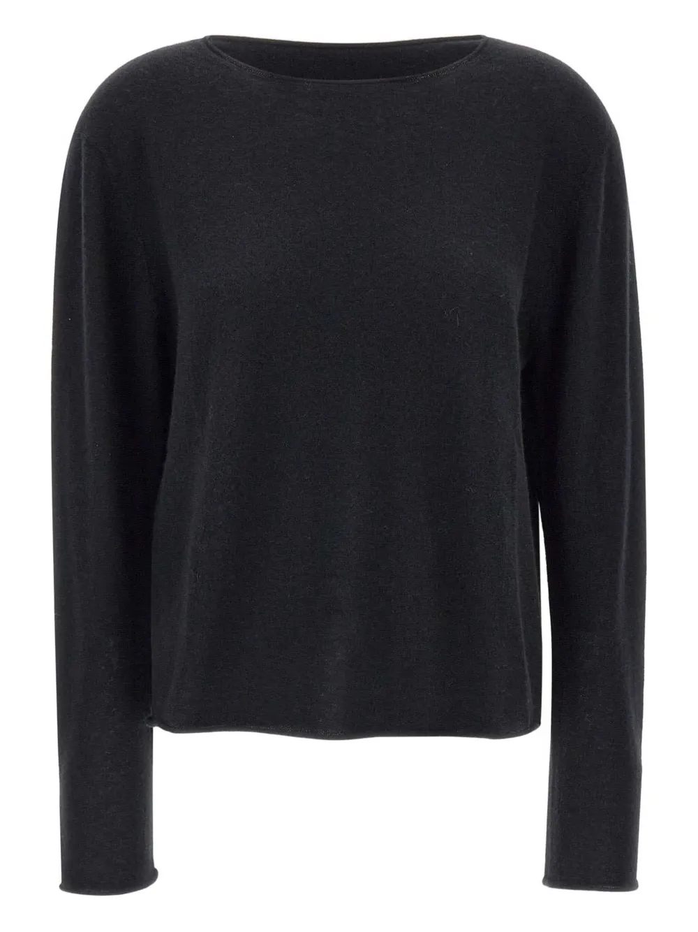 Hemisphere round-neck cashmere sweater | Black | Image 1