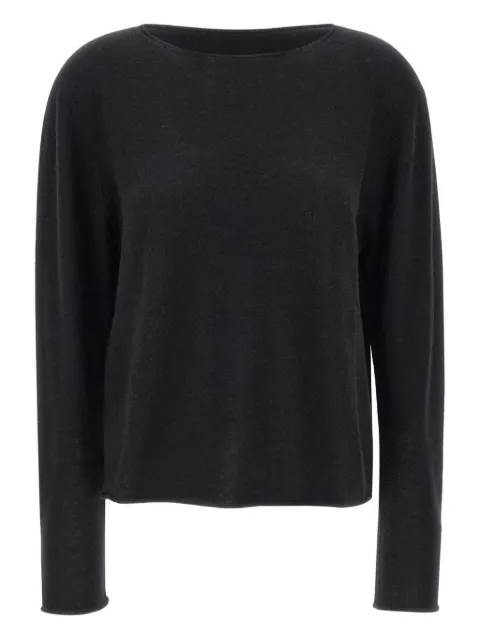 Hemisphere round-neck cashmere sweater
