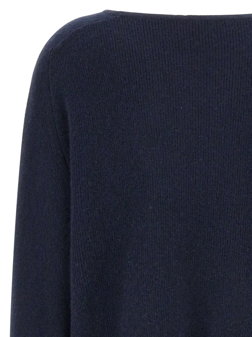 Hemisphere Boat-neck Cashmere Sweater In Blue
