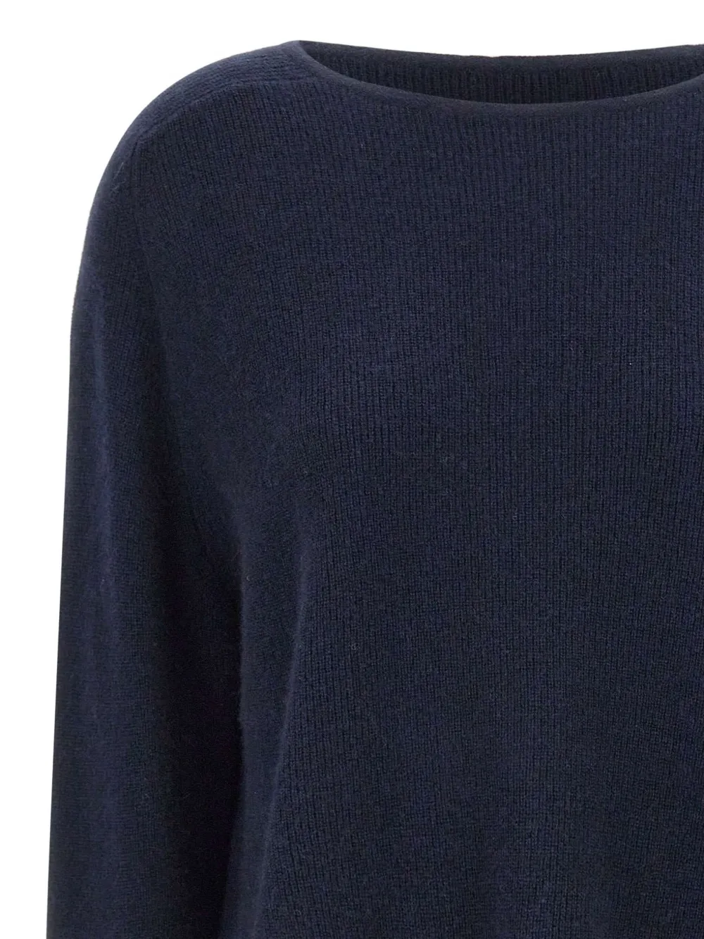Hemisphere Boat-neck Cashmere Sweater In Blue