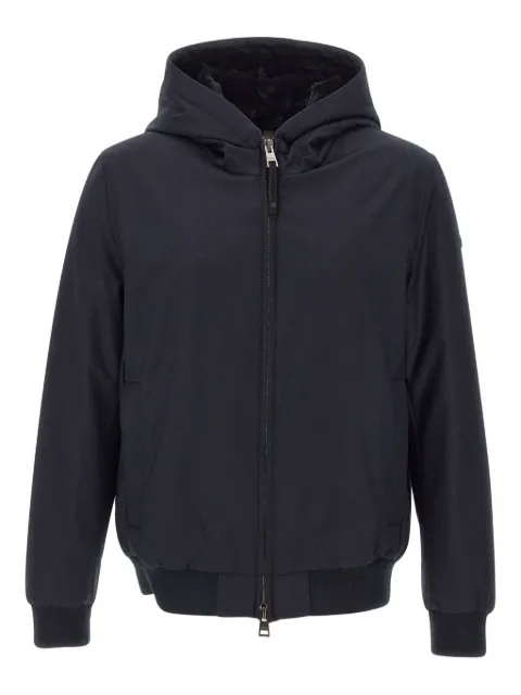 Duno hooded zip-front jacket