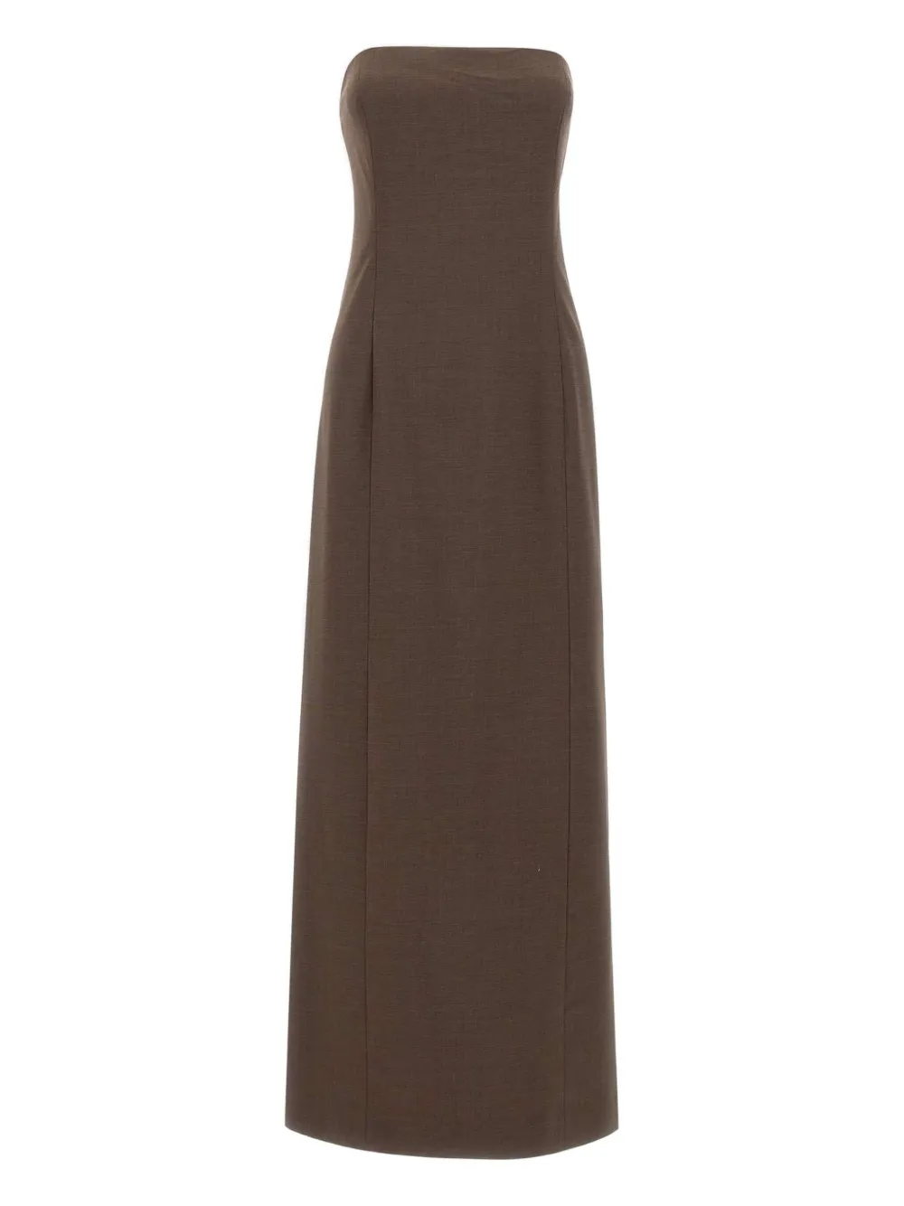 LouLou de Saison Shilo strapless maxi dress - ブラウン LouLou de Saison Shilo strapless maxi dress - ブラウン