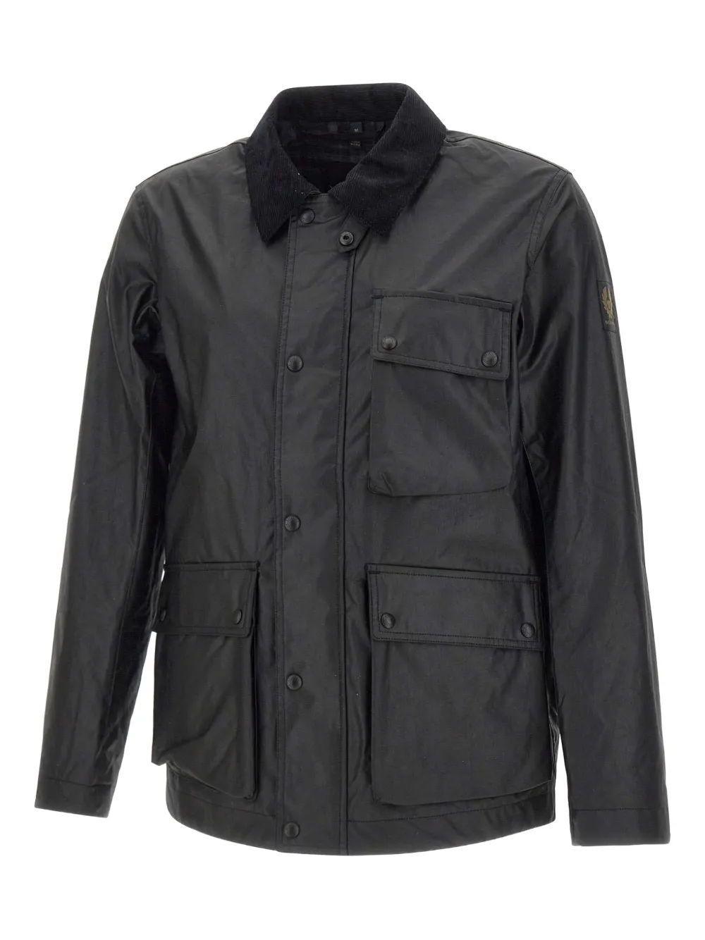 Belstaff جاكيت بياقة مخملية مضلعة | أسود | Image 1
