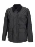 Belstaff corduroy-collar jacket - Black