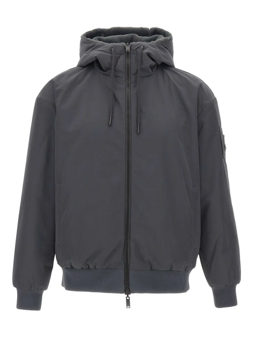 Moose Knuckles reversible hood jacket - グレー Moose Knuckles reversible hood jacket - グレー