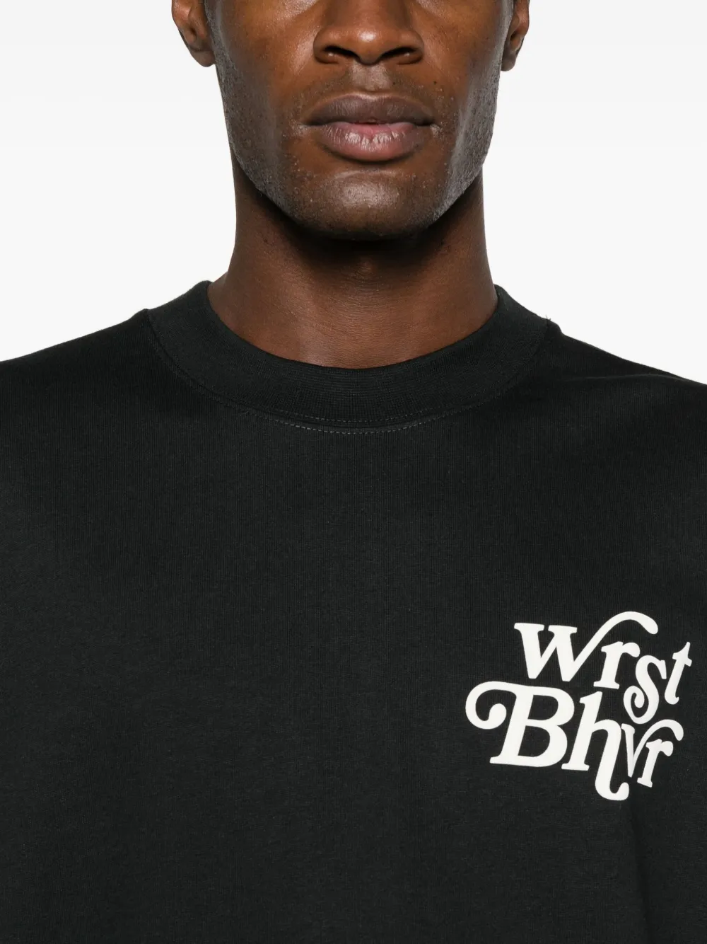 Wrstbhvr Logo-print T-shirt In Black