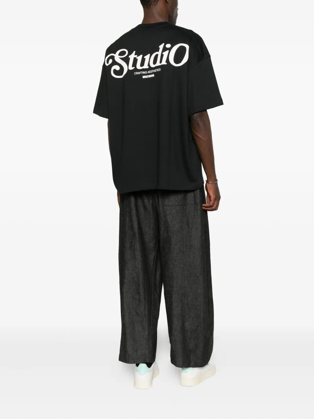 Wrstbhvr Logo-print T-shirt In Black