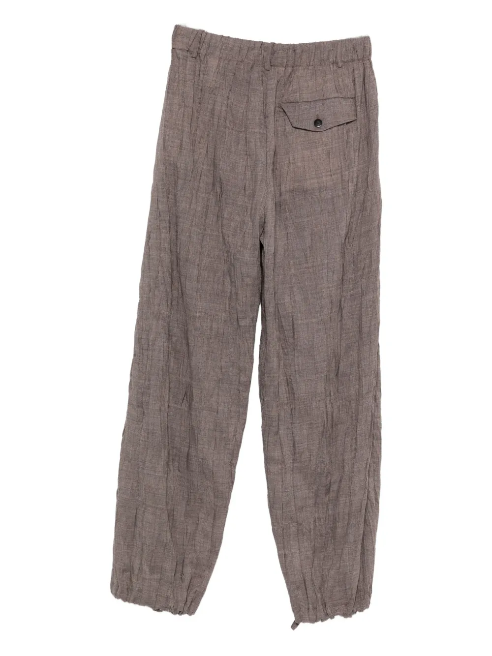 Alysi drawstring-waist trousers - Grijs