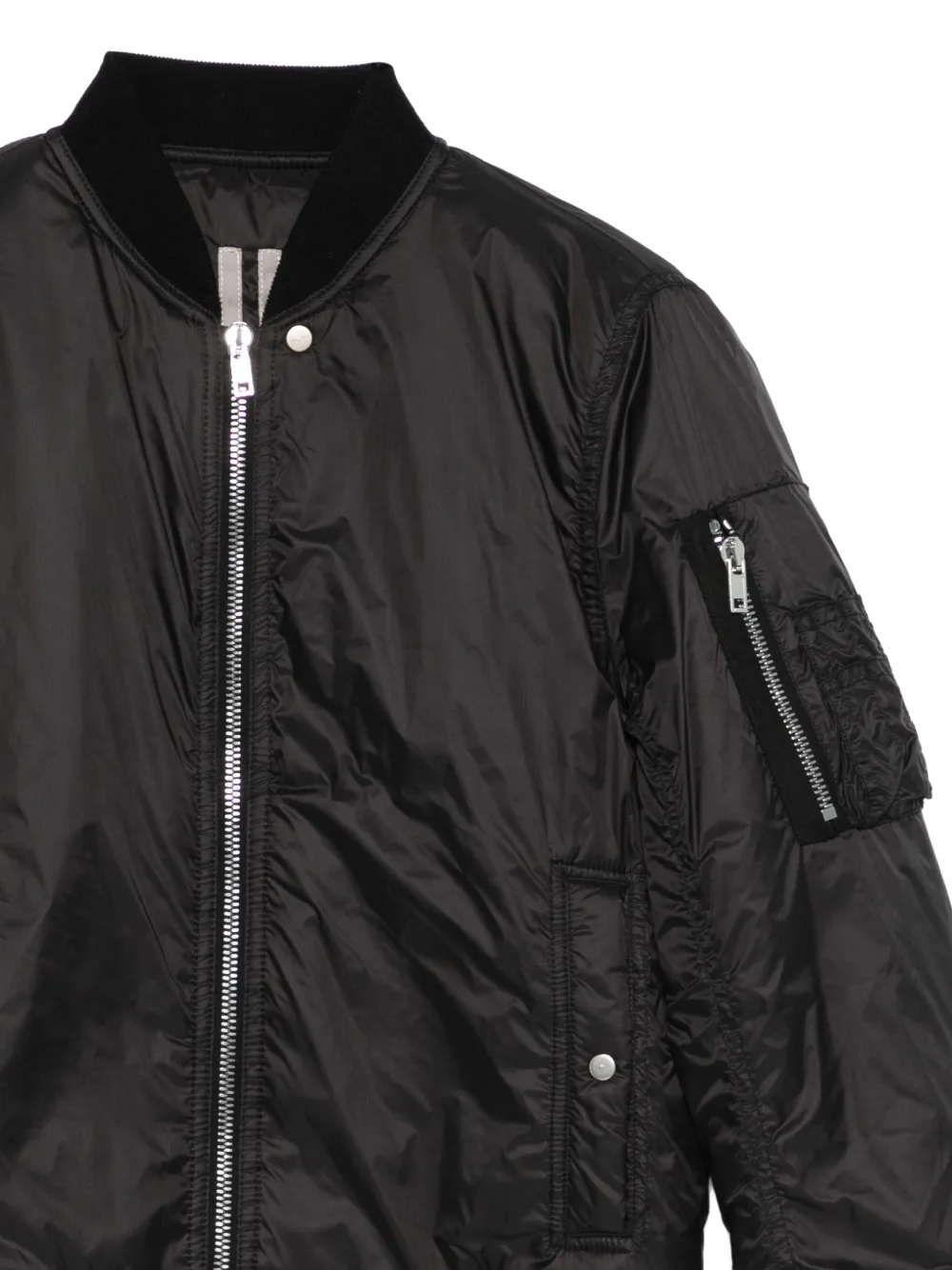 Rick Owens Kids Bomberjack met rits Zwart