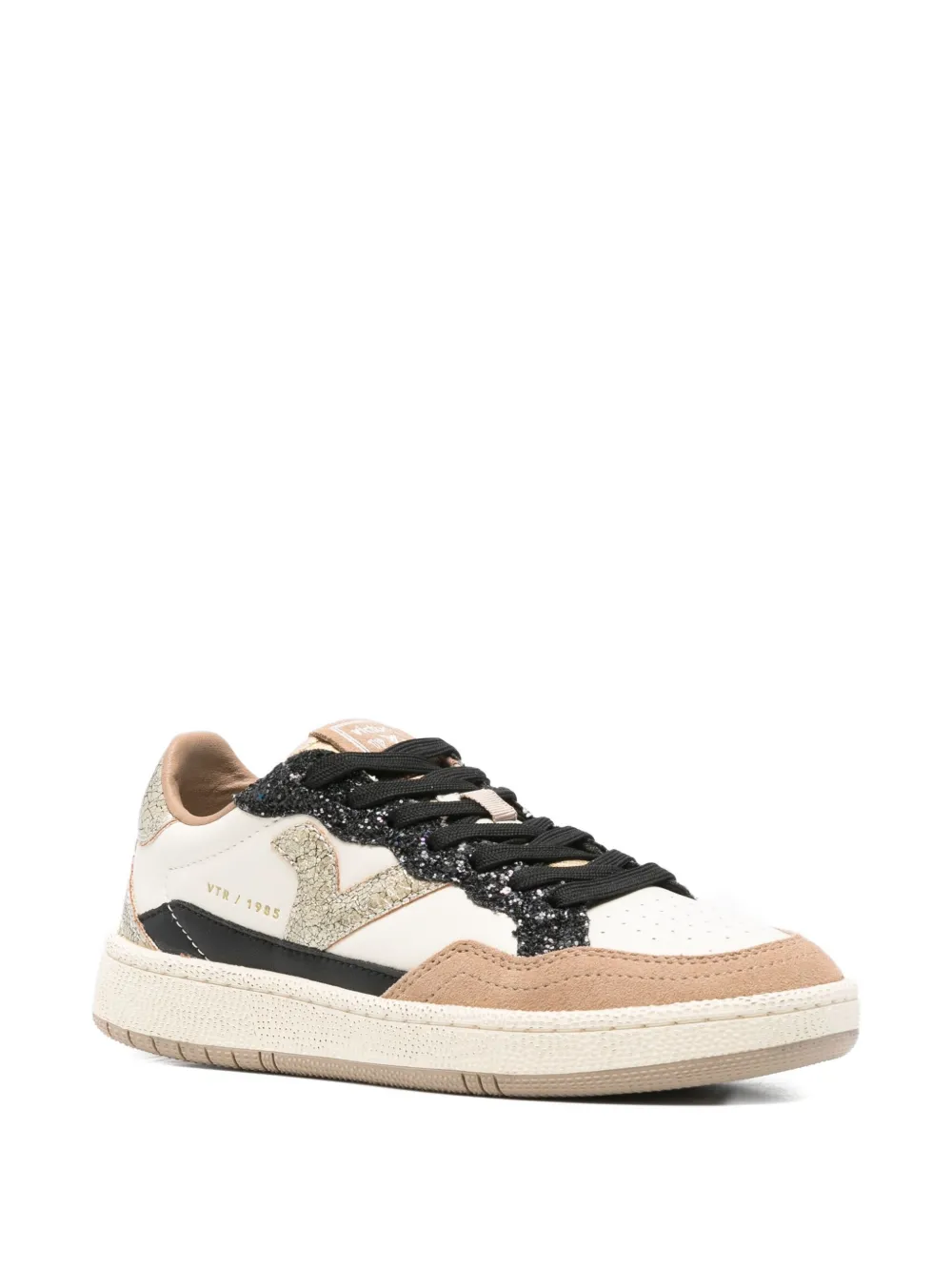 Victoria Smash glitter-detail sneakers - Wit