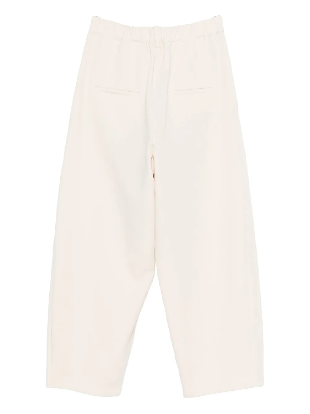 Alysi elasticated-waist trousers - Wit