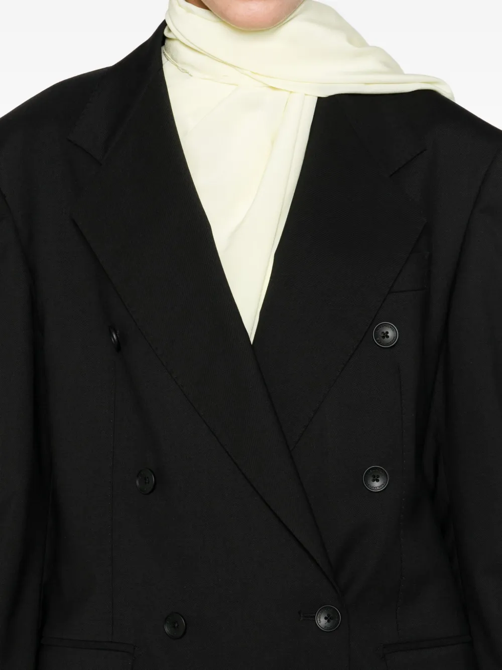 Tagliatore Double-breasted Tailored Blazer In Black